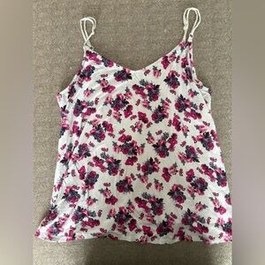 Torrid Pink and Black Floral Camisole